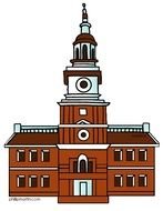 Independence Hall Clip Art N2