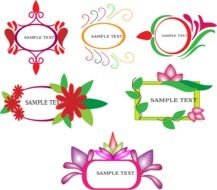 Natural Doodle Gift Cards By Barbie40 A Set Containing 6 Hand