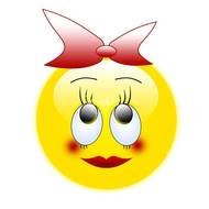 Girl Smiley Face Clip Art N17