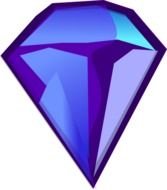 Purple Diamond Clip Art N4