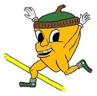 yellow Acorn Clip Art drawing