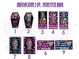 Colorful "Invitaciones De Monster High" clipart