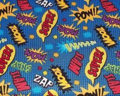 clipart of the Superhero Action Words