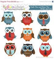Owl Baby Shower For Boy Clip Art