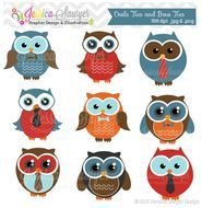 Baby Boy Owl Clip Art N3