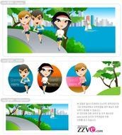 Exercising Cartoon N2