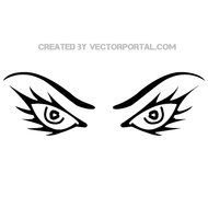 Evil Eyes Clip Art N15