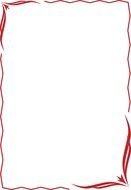 nice Red Borders Clip Art drawing