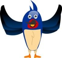 Happy Bird Clip Art N3