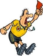 Soccer Referee Cartoon