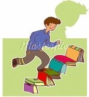 Going Up Stairs Clip Art N5
