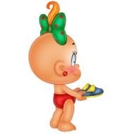Funny Baby Clip Art N4