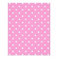 Pink With White Polka Dots