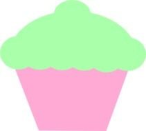 Cupcake Outline Clip Art N11