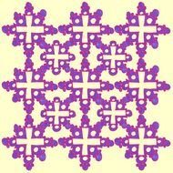 Purple Crosses Clip Art