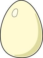 Cartoon yellow Egg