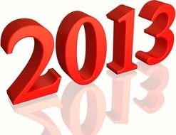Happy New Year 2013 Clip Art