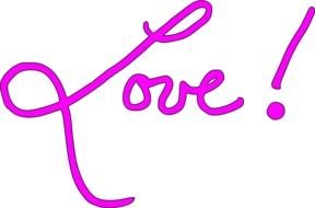Love! as a graphic illustration