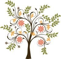 Tree Vector Illustration drawing
