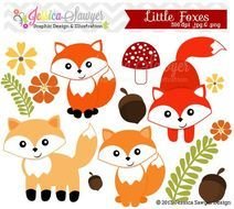 Baby Fox Clip Art N16