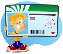 ID Card face drawing