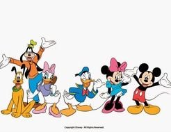 Mickey Mouse And Friends Characters