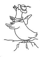 Kids Singing Coloring Page