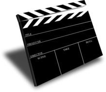 Movie Slate Clip Art N2