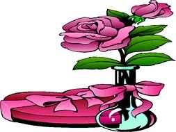 Rose Clip Art drawing