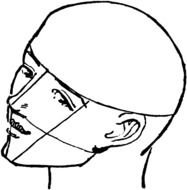 drawn male face