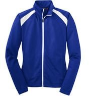 blue sports jacket on a white background