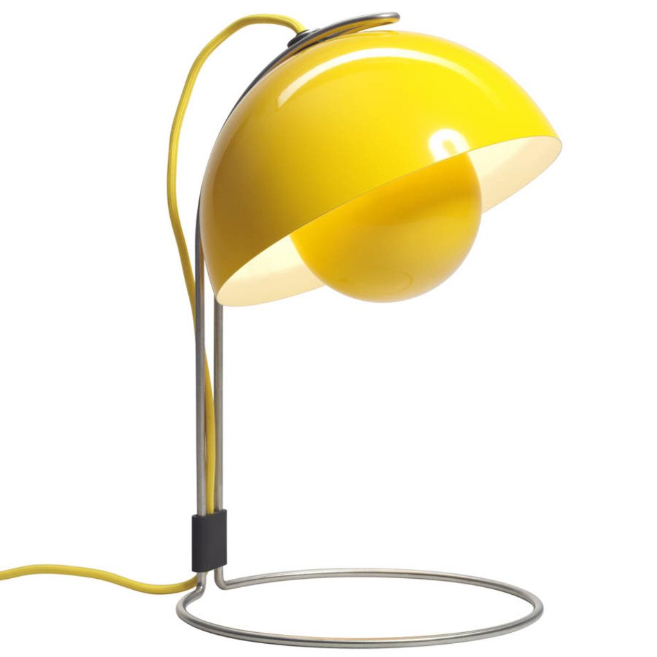 Yellow Table Lamp as a picture for clipart