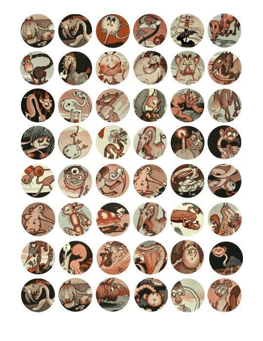 Goofy Animal Cartoon Clip Art