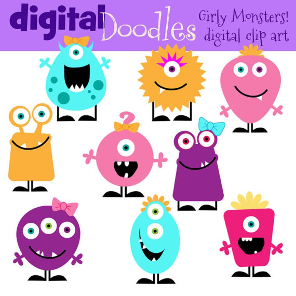 Monster Clip Art N50