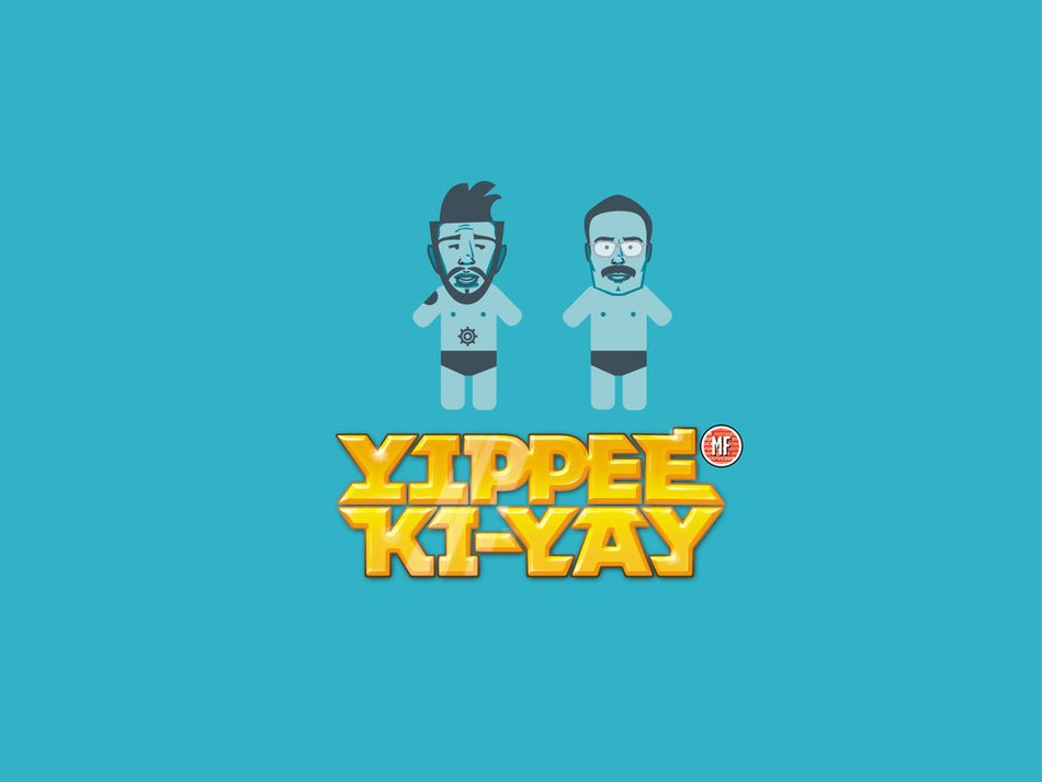 Yippee Ki-Yay as a logo