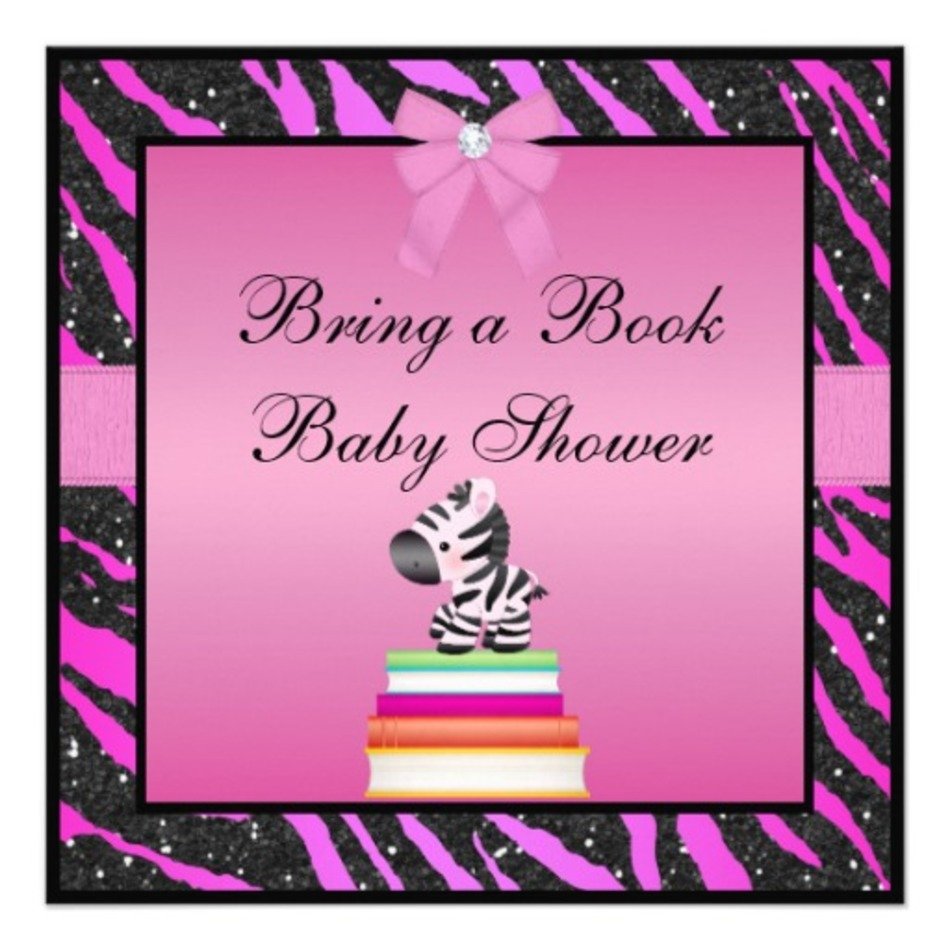 Animal Print Baby Shower Invitations