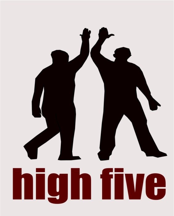 Is A Hand Gesture Which Conducted When Two Peopleraise One