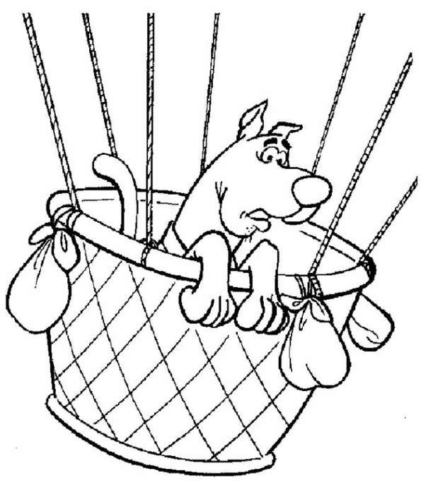 Scooby Doo Coloring Page drawing