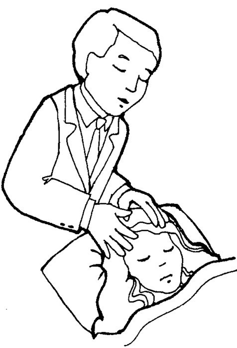 Blessing as a picture for clipart