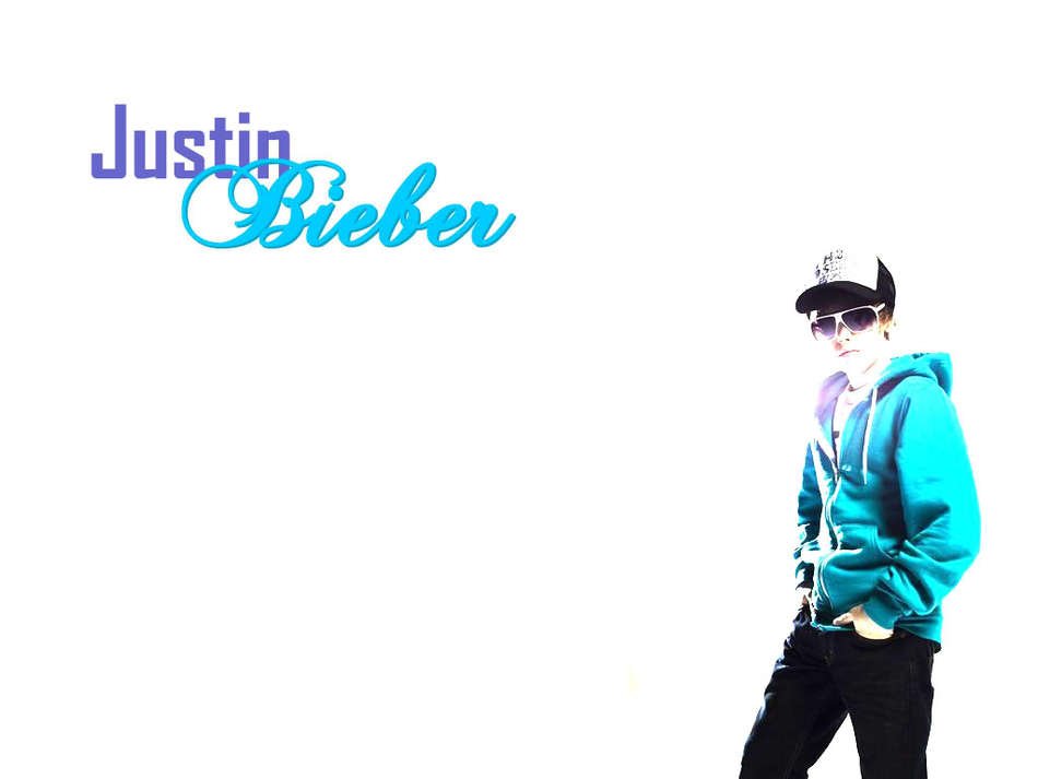 photo Justin Bieber on a white background