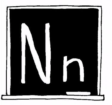 Letter N Clip Art N19