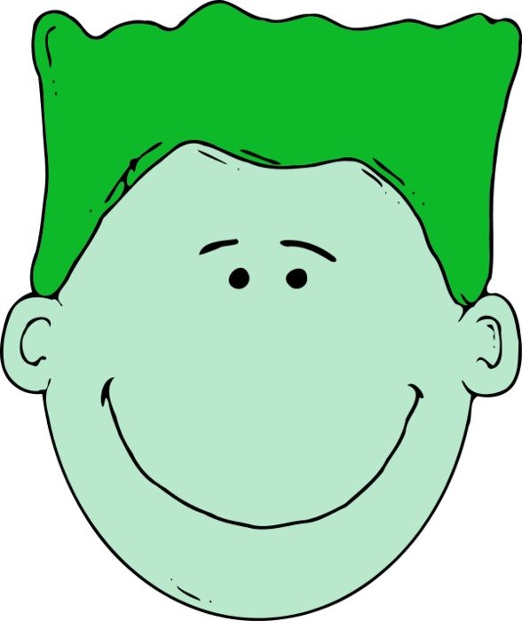 Boy Face Clip Art N29