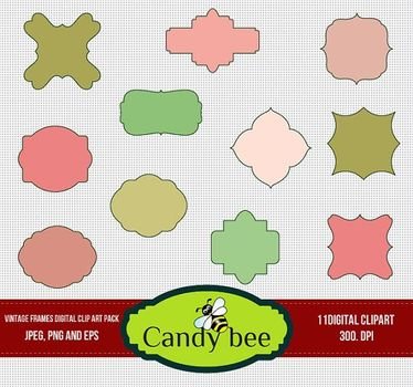 Label Shapes Clip Art N5