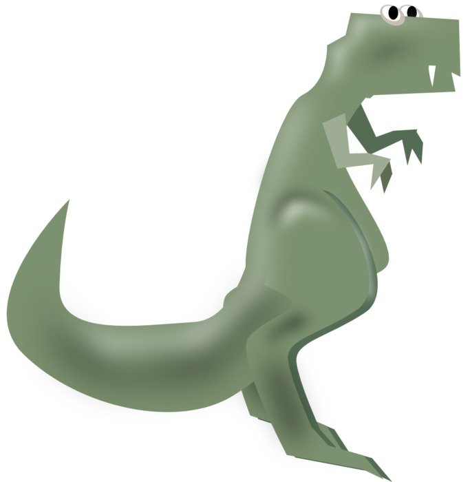 Tyrannosaurus as a graphic image