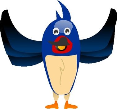 Happy Bird Clip Art N3