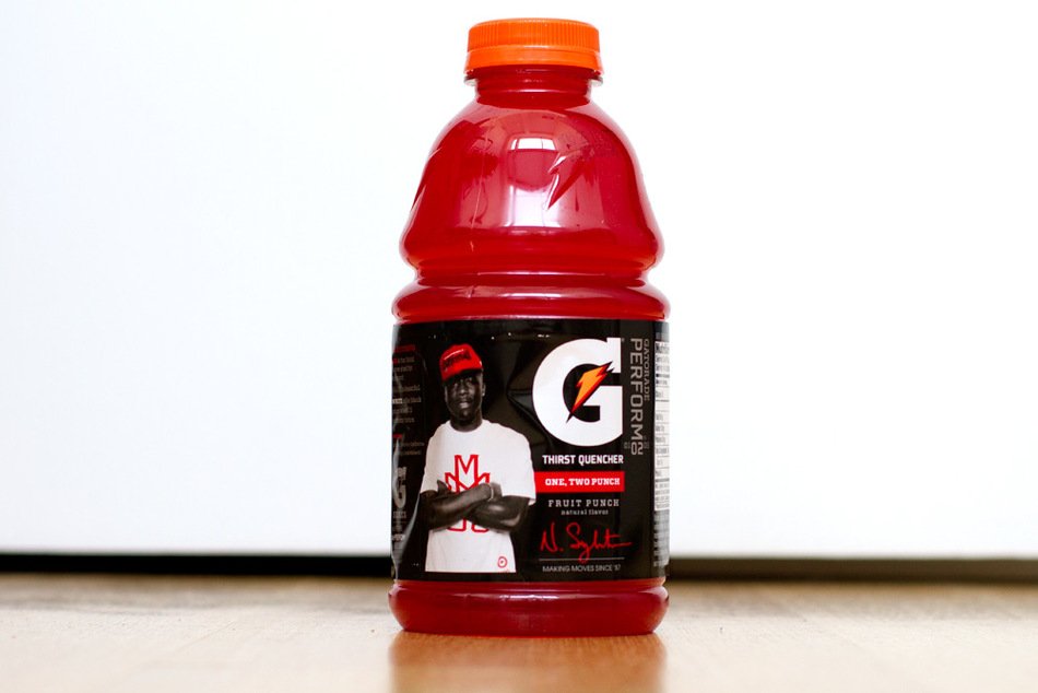 red bottle G drawing