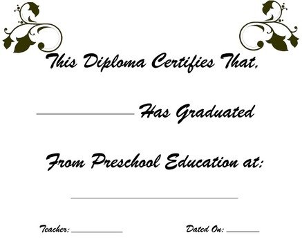 Free Printable Graduation Certificates