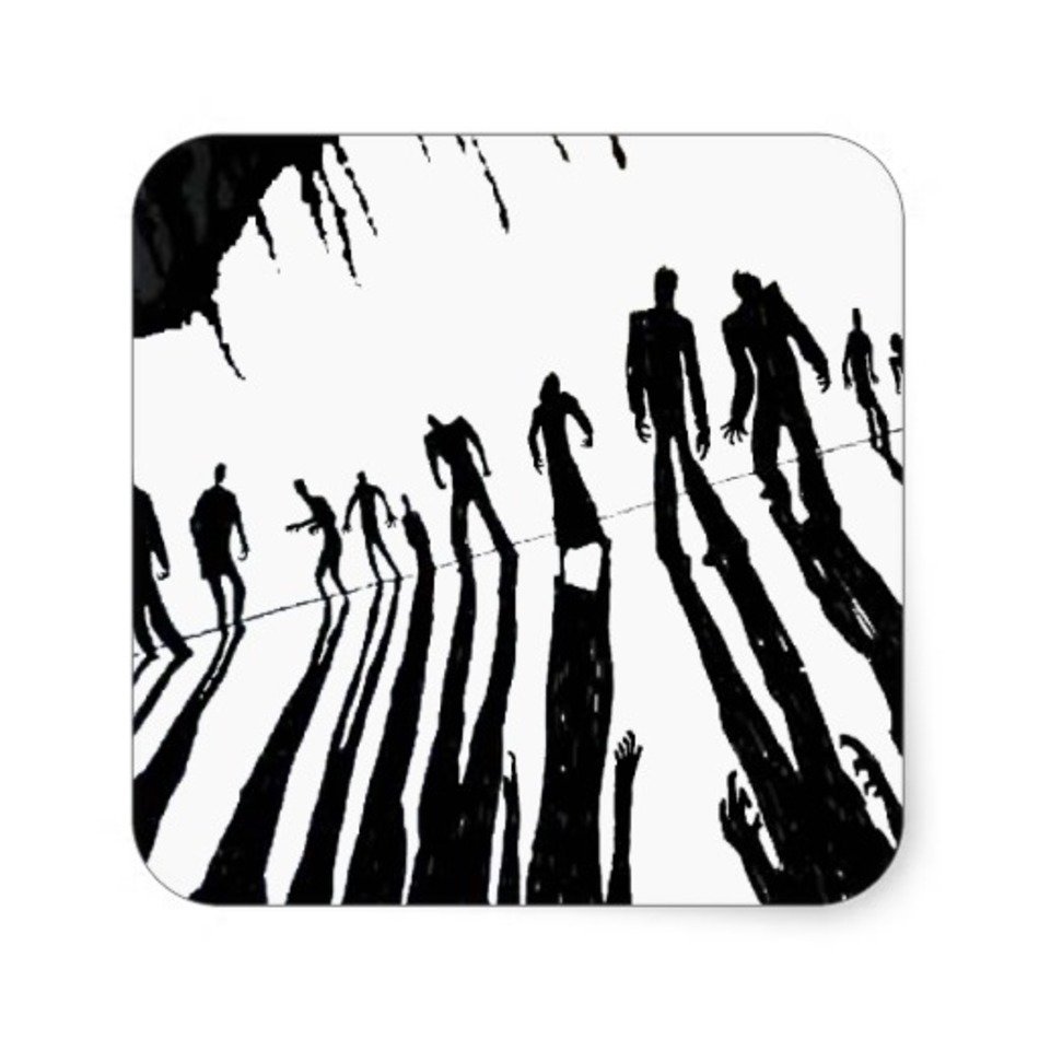 Running Zombie Clip Art