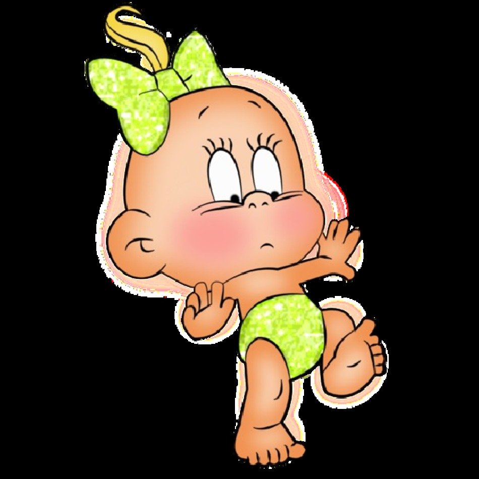 Cartoon Baby Girl Clip Art N44