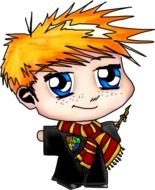 Beautiful drawing of Ron Weasley clipart